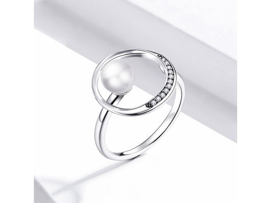 Pärla, reglerbar ring, S925
