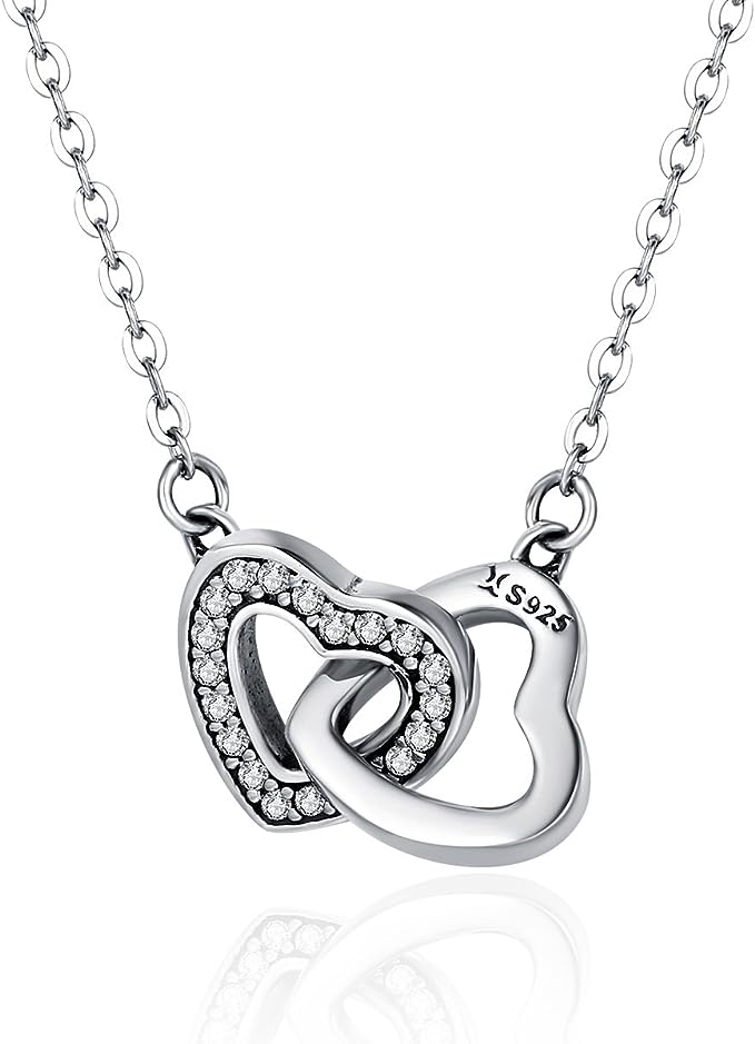 Kärlekssymbol, evig kärlek, halsband, s925